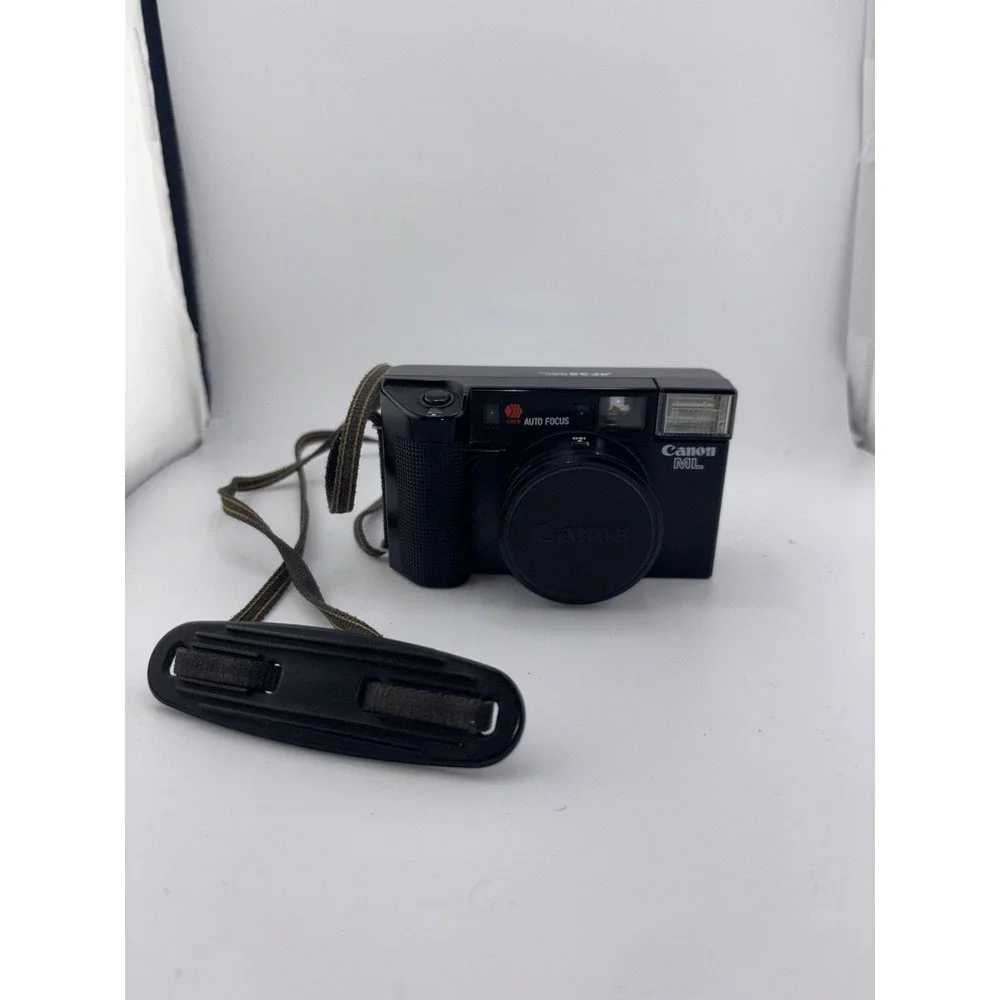 Canon AF35ML Super Sure Shot 35mm Film Camera 40mm f1.9 Lens Black Vintage